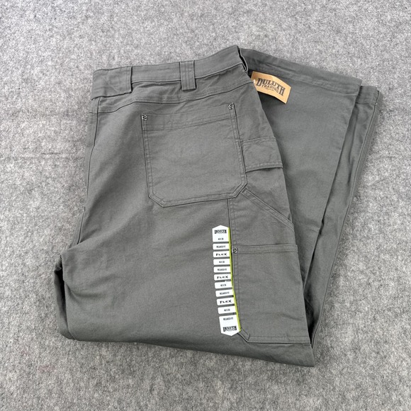 Duluth Trading Co Other - Duluth Trading Pants Mens 46x30 Gray DuluthFlex Fire Hose Carpenter Relaxed Fit